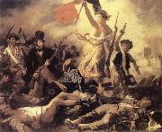 Eugene Delacroix Liberty Leading The people oil on canvas